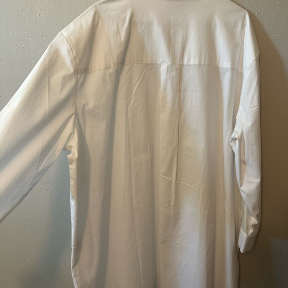 S by Serena Williams White Button Down Button Up Shirt New with Tags - 2XL - Picture 5 of 16